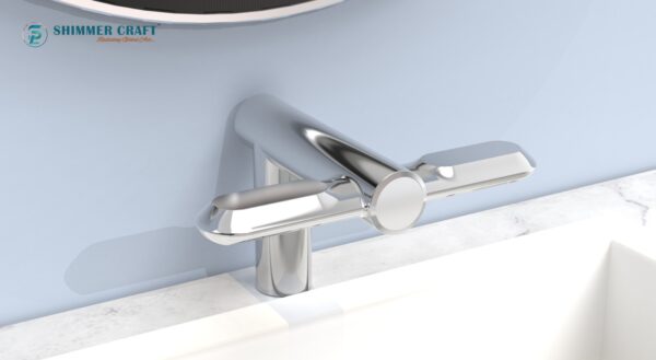 Shimmer Faucet with Hand Dryer 2