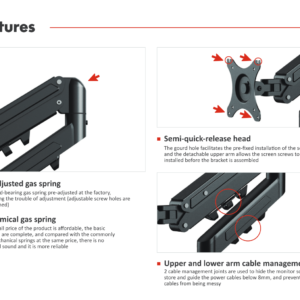 MONITOR ARM - SINGLE - Image 3
